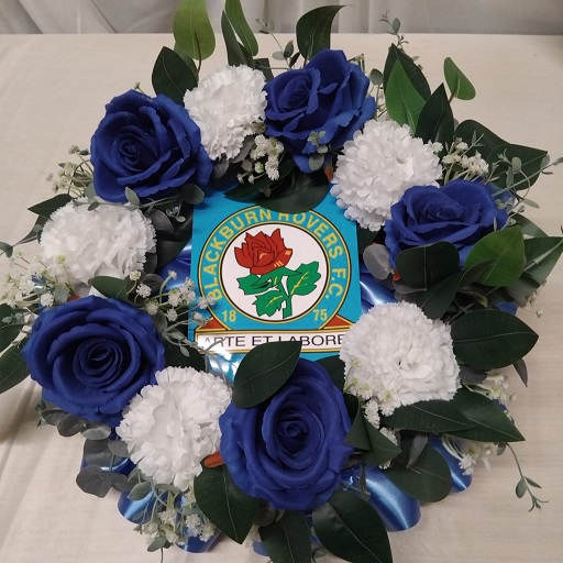 Rummage Rescuers Artificial Flowers Football Funeral Wreaths - Hire - Custom & Team ...
